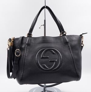 BY56 💚 Gucci Soho Convertible Top Handle Leather